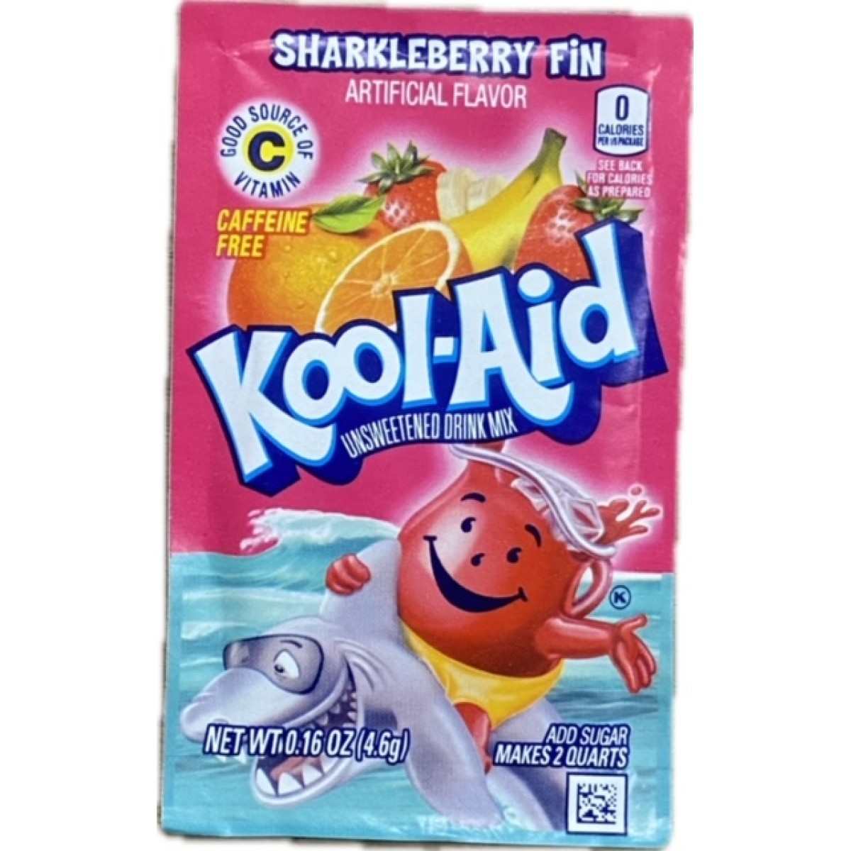 Kool-aid sharkleberry flavor